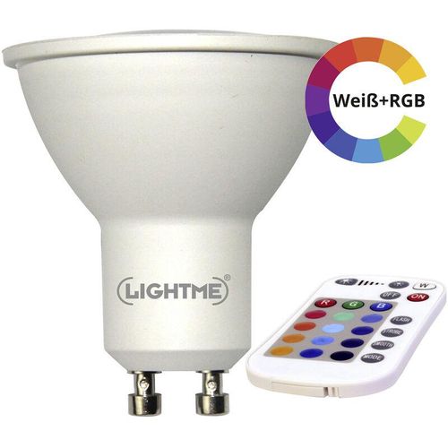 4020856851904 - LM85190-2 led eek g (a - g) GU10 Reflektor 45 w = 28 w rgbw (ø x l) 50 mm x 57 mm colorchan - Lightme