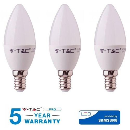 0636339775205 - Vtac - led glühbirne E14 kerze 7W 45W VT-268 warm kühl natürlich v-tac samsung 3 stück