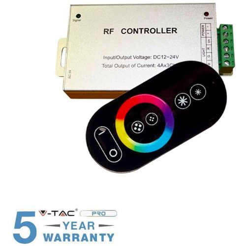 0613310739012 - Vtac - rgb led strip controller mit rf touch fernbedienung v-tac VT-2405