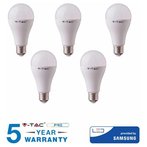 0604220598295 - Vtac - led glühbirnen 20 w E27 v-tac samsung natürlich warmweiss kalt 5 stück