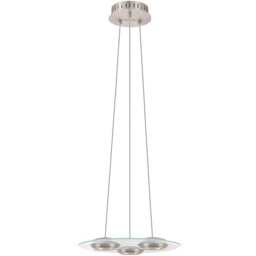 9002759908119 - Eglo - Design led 21 Watt Decken Beleuchtung Glas satiniert Hänge Leuchte Pendel Lampe 90811