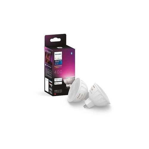 8719514491649 - White & Color Ambiance MR16 LED-Lampe 400lm 2er Pack (49164900) - Philips Hue