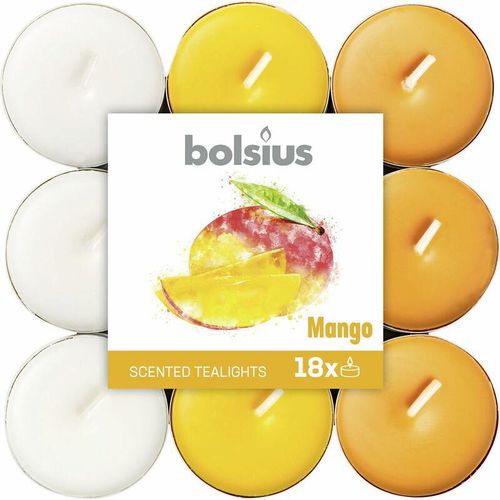 8717847139641 - Bolsius - Duftteelichter Mango ø 38 cm 18er Pack Duftkerzen