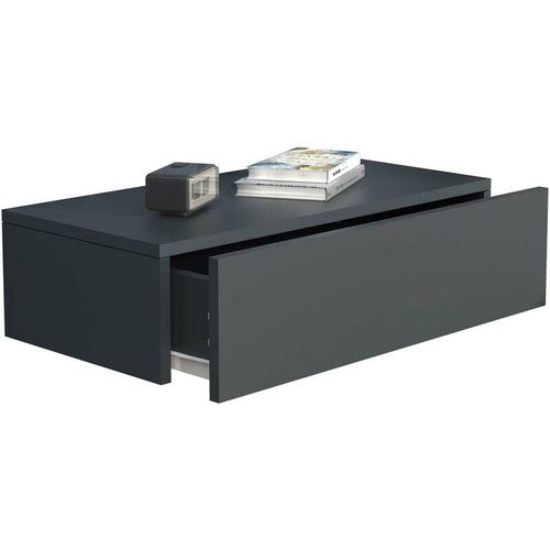 4051814418976 - Holz Wandschublade Nachtschrank Wandboard Schublade Konsole Nachttisch Usal M 60 cm (Farbe Anthrazit) 4051814418976 - Holz Wandschublade Nachtschrank Wandboard Schublade Konsole Nachttisch Usal M 60 cm (Farbe Anthrazit)