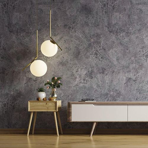 8435427137985 - Barcelona Led - hermi Pendelleuchte mit Opalglas-Kugel - E27 - Inspiration Flos ic S1 Farbe Gold­far­ben - Gold­far­ben