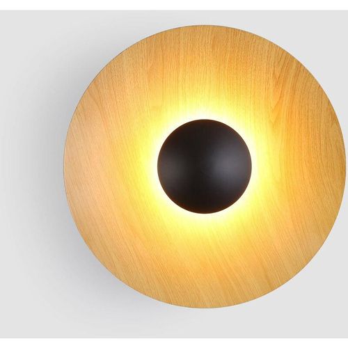 8435427150946 - Barcelona Led - Design-LED-Wandleuchte Larson - 12W Farbe Negro - Madera - Negro - Madera