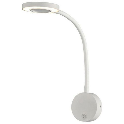 8435153260506 - Inspired Lighting - Inspired Mantra Fusion - Boavista - Wandleuchte Reader 1L 5W led Ringkopf 3000K 261lm runder Sockel Mattweiß