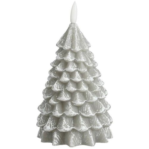 8720362351788 - - Mica Kerze led Weihnachtsbaum 17 x ø 9 cm grau batteriebetrieben Timer