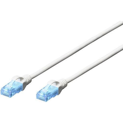 4016032318262 - LAN-Kabel Cat 5e - 5m - CCA-Netzwerkkabel mit RJ45 - u utp ungeschirmt - Kompatibel mit Cat-6 und Cat-5 - White