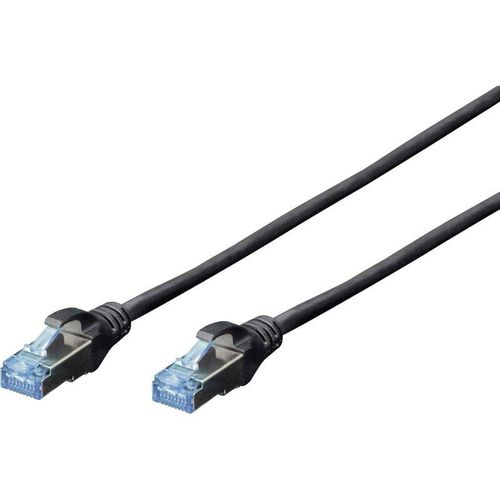 4016032321057 - DK-1532-005 BL RJ45 Netzwerkkabel Patchkabel cat 5e sf utp 050 m Schwarz verdrillte Paare - Digitus