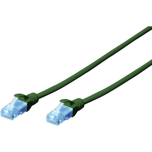 4016032198925 - DK-1512-005 G RJ45 Netzwerkkabel Patchkabel cat 5e u utp 050 m Grün verdrillte Paare 1 St - Digitus