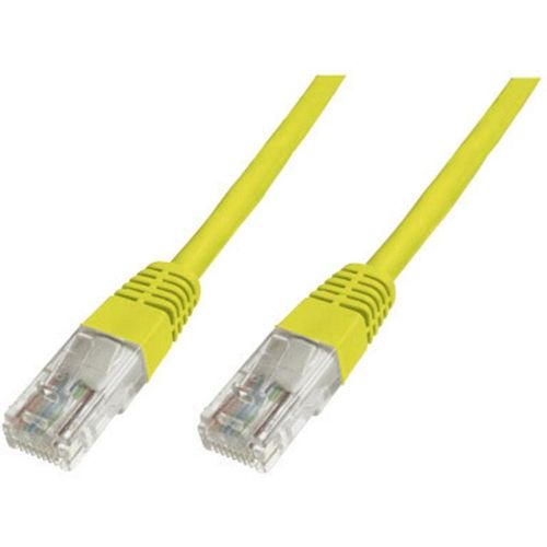 4016032212546 - DIGITUS Patch-Kabel RJ-45 (M) zu RJ-45 (M) 3 m Kupfer U UTP Cat 5e gelb (DK-1511-030 Y)