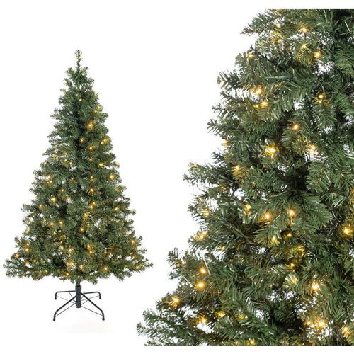 4895215153926 - Künstlicher Weihnachtsbaum Oxford Kiefer led grün 180 - Grün - Evergreen