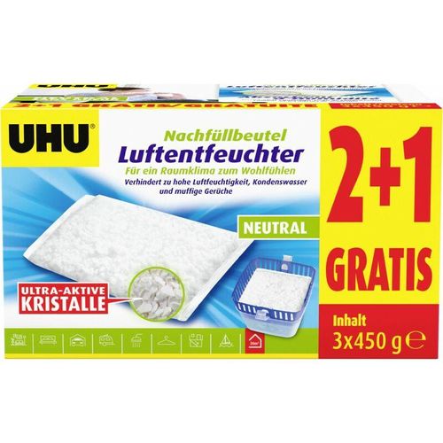 4026700472554 - Luftentfeuchter Nachfüllbeutel 450g 2+1 gratis Luftentfeuchter - UHU