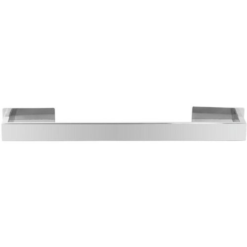 4008838361702 - Turbo-Loc® Badetuchstange Uno Genova Shine 40 cm Befestigen ohne bohren mit Klebepad-System Silber glänzend Edelstahl rostfrei glänzend - silber