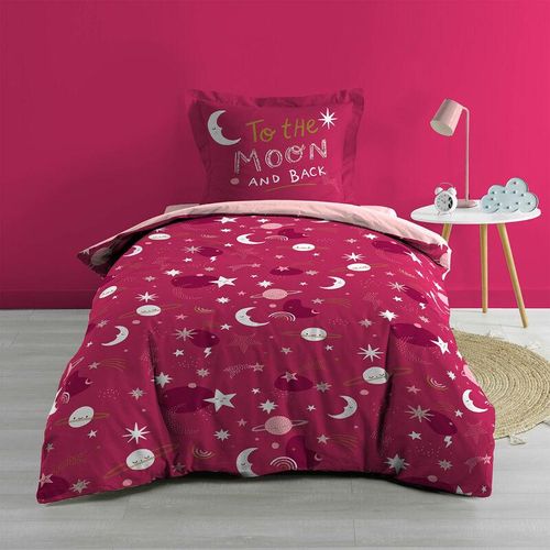 4059865140389 - Dynamic24 - 2tlg Wende Bettwäsche Baumwolle moonlight pink 140x200 cm 1644145