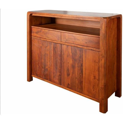 4251213559243 - Massivmoebel24de - Sideboard Akazie 120x45x100 honig lackiert bueno 3005 - hellbraun