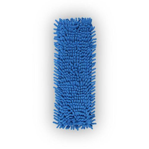 4059222066987 - Ersatzbezug ( Blau ) für Bodenwischer 40cm - Microfaser Chenille Wischbezug für alle gängigen Klapphalter - Flachwischer Bezug für alle Bodenarten