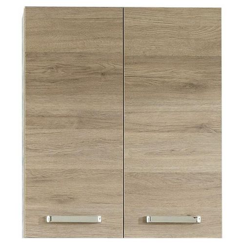 4251581540218 - Lomadox - Badezimmer Hängeschrank OSTENDE-66 in Sanremo Eiche Terra quer Nb - b h t 60 70 20cm