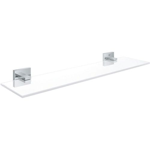 4005176753886 - QuickFix - Start Cube - Glasablage - Chrom-Finish 41109000 (zum Anschrauben oder Ankleben) - Grohe