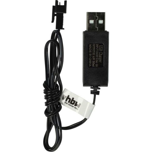 4065705698422 - Vhbw - USB-Ladekabel für RC-Akkus mit SM-2P-Anschluss RC-Modellbau Akkupacks - 60 cm 48 v