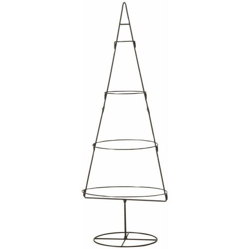 4260700653722 - Spetebo - Metall Aufsteller Tannenbaum braun - 111 cm   rund - Deko Ständer Weihnachts Christ Baum zum dekorieren