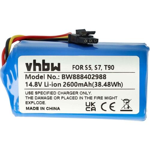 4065705445996 - Vhbw - Akku kompatibel mit Qihoo T90 S7 S9 360 S5 X9 Saugroboter (2600 mAh 148 v Li-Ion)