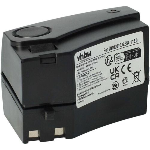 4065705948411 - Vhbw - 1x Akku kompatibel mit Kärcher KC55 Plus Staubsauger Schwarz (2000 mAh 48 v NiMH)