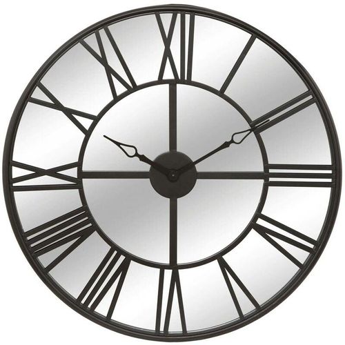 3560232558313 - Mobilibrico - Industrial Wanduhr für Wohnzimmer Glas und Metall ø 70 cm