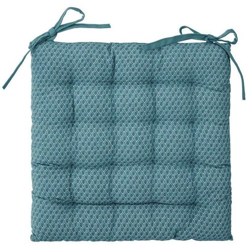 3560238336441 - Homemaison - Sitzauflage Otto - Baumwolle - blaugrün - 38 × 38 cm - Atmosphera créateur dintérieur