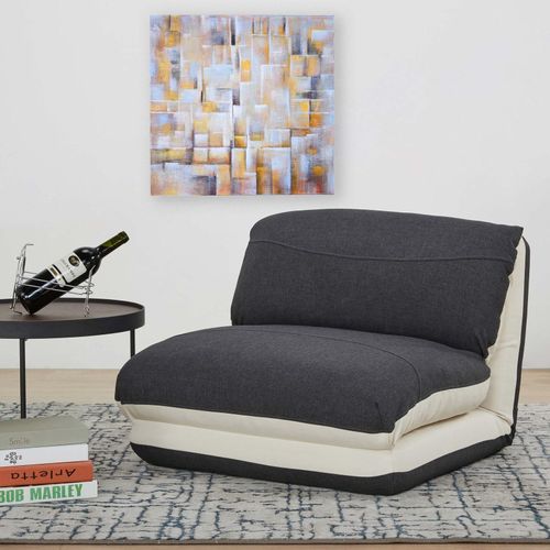 4057651309521 - Schlafsessel MCW-E68 Schlafsofa Funktionssessel Klappsessel Relaxsessel Stoff Textil ~ creme schwarz 4057651309521 - Schlafsessel MCW-E68 Schlafsofa Funktionssessel Klappsessel Relaxsessel Stoff Textil ~ creme schwarz