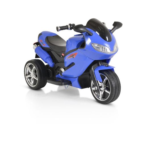 3801005000210 - Kinder Elektromotorrad Comet HZBB-1188 drei Räder Musik MP3 Rückwärtsgang blau