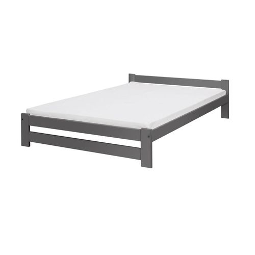 4260360017544 - Coemo - Bett Classico Holzbett Bettgestell mit Lattenrost Massivholz Kiefer Farbe Anthrazit 140 x 200 cm - Anthrazit 4260360017544 - Coemo - Bett Classico Holzbett Bettgestell mit Lattenrost Massivholz Kiefer Farbe Anthrazit 140 x 200 cm - Anthrazit