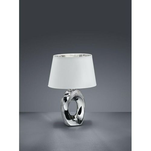 8055303617952 - Iperbriko - Moderne Tischlampe Silber Keramik Taba H33 cm Trio Lighting