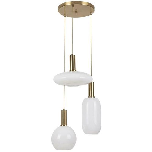 5998250352251 - 5225 Hängeleuchte Sinopia gold Opalglass E27 3x max 40W L130cm Ø40cm dimmbar - Rabalux