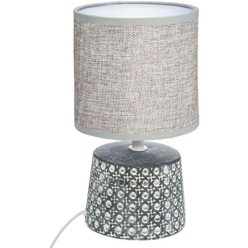 3560238394335 - Lampe Yojoa Keramik H23cm - Grau - Blau