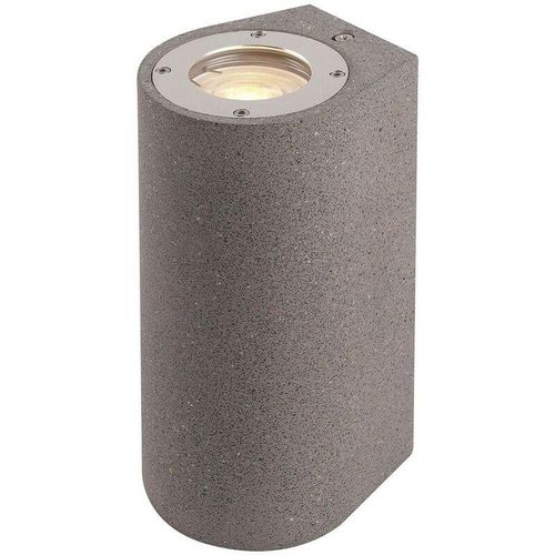 8435153271816 - Inspired Lighting - Inspired Mantra Levi Runde Wandleuchte 2 x GU10 (max 12 w) IP65 grauer Beton 2 Jahre Garantie