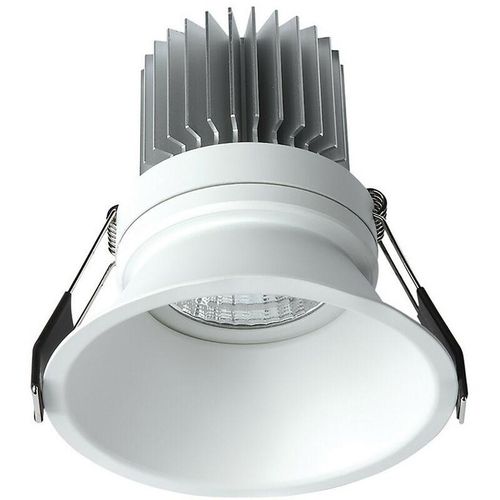 8435153900747 - Inspired Lighting - Inspired Mantra Formentera Einbau-Downlight 108 cm rund 12 w cob-led 4000 k 1080 lm mattweiß inklusive Treiber 3 Jahre