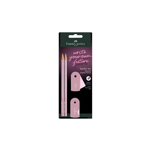 4005402184804 - Bleistift-Set SPARKLE - 4-tlg B rose shadows Blisterkarte 4005402184804 Faber-Castell