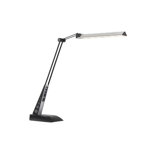 4004353116919 - Lampe Jaap led Schreibtischleuchte schwarz chrom 1x 6W led integriert (420lm 5500K) Mit 3-Stufen-Touchdimmer - schwarz - Brilliant 4004353116919 - Lampe Jaap led Schreibtischleuchte schwarz chrom 1x 6W led integriert (420lm 5500K) Mit 3-Stufen-Touchdimmer - schwarz - Brilliant