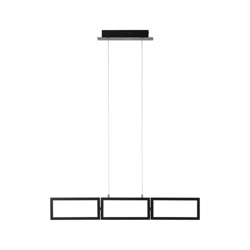 4004353394904 - BRILLIANT Lampe Ranut LED Pendelleuchte 3flg schwarz 3x LED integriert 113W LED integriert (1067lm 3000K) In 3 Stufen über Wandschalter dimmbar 4004353394904 - BRILLIANT Lampe Ranut LED Pendelleuchte 3flg schwarz 3x LED integriert 113W LED integriert (1067lm 3000K) In 3 Stufen über Wandschalter dimmbar