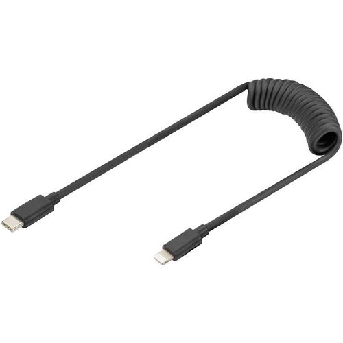 4016032482567 - USB-Kabel USB 20 Apple Lightning Stecker USB-C® Stecker 100 m Schwarz Flexibel Geschirmt