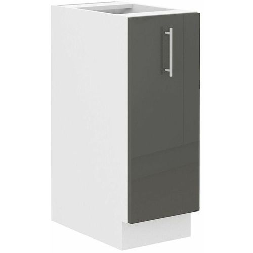4262354975274 - Küchen Preisbombe - Küche Lara Grau Hochglanz Unterschrank 30 cm Schrankauszug Küchenschrank Küche 4262354975274 - Küchen Preisbombe - Küche Lara Grau Hochglanz Unterschrank 30 cm Schrankauszug Küchenschrank Küche