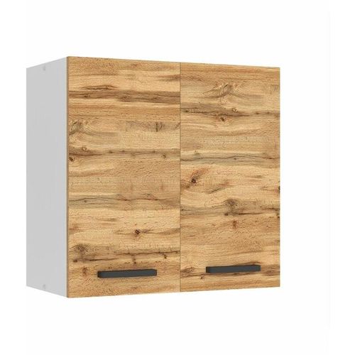 5904316249236 - Hängeschrank Küche Küchenschränke SG2 Breite 60 cm Oberschrank mit 2 Türen Küchenhängeschränke Wandschrank Hängend Wotan-Eiche - Belini