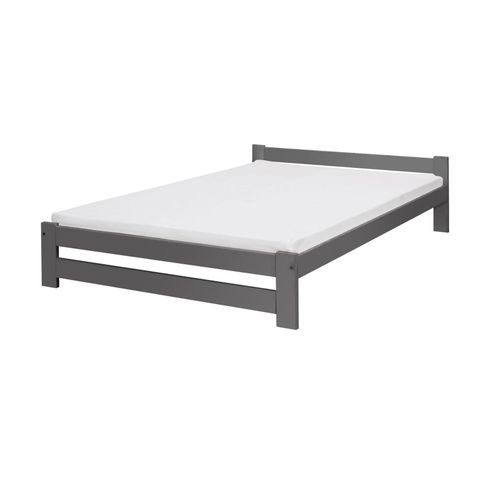 4260360017544 - Coemo - Bett Classico Holzbett Bettgestell mit Lattenrost Massivholz Kiefer Farbe Anthrazit 140 x 200 cm - Anthrazit 4260360017544 - Coemo - Bett Classico Holzbett Bettgestell mit Lattenrost Massivholz Kiefer Farbe Anthrazit 140 x 200 cm - Anthrazit