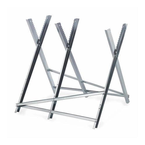 4068645000263 - GARMIO® Sägebock Holzsägebock klappbar silber 150kg verzinkt zusammenklappbarer Haltebock 4-fachExtra robust 4068645000263 - GARMIO® Sägebock Holzsägebock klappbar silber 150kg verzinkt zusammenklappbarer Haltebock 4-fachExtra robust