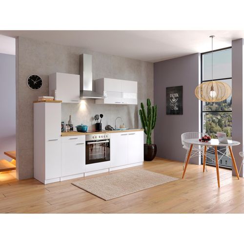 4260515334861 - Küchenzeile KB240WWC 240 cm Weiß 4260515334861 - Küchenzeile KB240WWC 240 cm Weiß