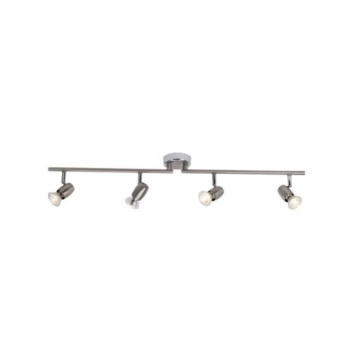 4004353200328 - BRILLIANT Lampe Wesley LED Spotrohr 4flg eisen chrom 4x LED-PAR51 GU10 5W LED-Reflektorlampen inklusive (380lm 3000K) Arme drehbar Köpfe schwenkbar 4004353200328 - BRILLIANT Lampe Wesley LED Spotrohr 4flg eisen chrom 4x LED-PAR51 GU10 5W LED-Reflektorlampen inklusive (380lm 3000K) Arme drehbar Köpfe schwenkbar