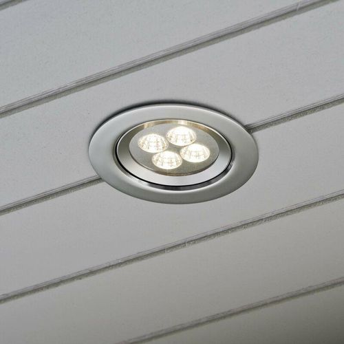 7318307097009 - Konstsmide Lighting - Konstsmide Recessed Outdoor Effect Round High Power led Silber IP44