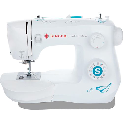 7393033095727 - SINGER Freiarm-Nähmaschine Fashion Mate 3342 Nähmaschinen blau (weiß mit blauer applikation) Freiarm-Nähmaschinen Nähmaschinen